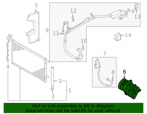 Kia K5 21-24 1.6T Air Conditioning Compressor