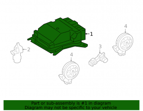 Mercedes A-Class V177 19-22 SRS Airbag Computer Module
