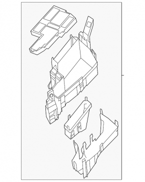 Mazda CX-5 13-16 Underhood Fuse Box