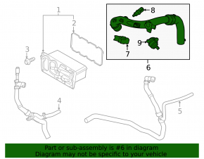 Air duct with valve for Ford Fusion mk5 13-20 1.5T
