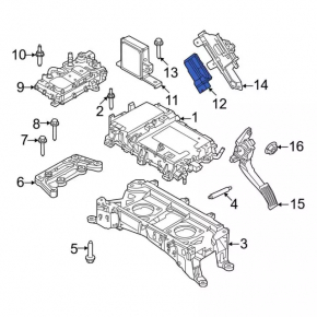 Block ECU engine computer Ford Mustang Mach-E 21-23