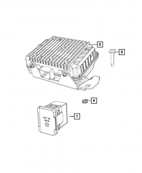 Power Inverter Control Module Dodge Durango 11-25