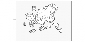 Air intake Honda CRV 15-16 2.4
