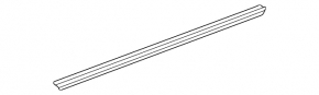 Molding door-glass center front left Mercedes W211