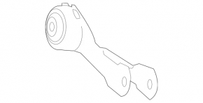 Rear right transverse control arm Mercedes GLA 14-20
