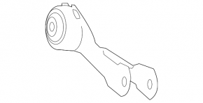 Rear left transverse control arm Mercedes GLA 14-20