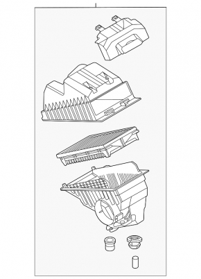 Air filter housing Hyundai Sonata 20-23 2.5