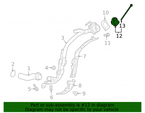 Fuel filler cap Kia Forte 19-24