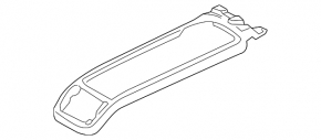 Volvo XC90 16-24 Black Center Console Trim