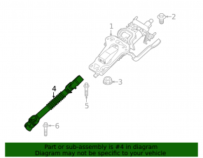Steering cardan shaft BMW X1 F48 16-22