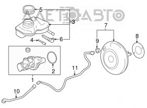 BMW X2 F39 18-23 B46 Brake Master Cylinder