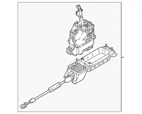 Gearbox shifter VW Atlas 18- with cable 2.0T