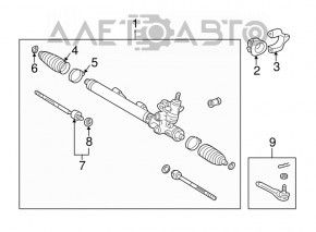 Steering tip right Lexus IS200 IS300 99-05 CTR