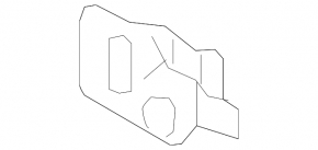 Front fender apron bracket, right Lexus IS 21-25