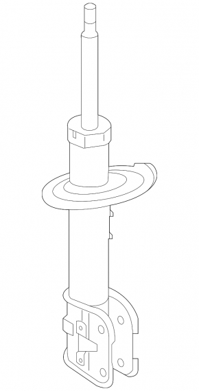 Shock absorber front left Kia Sorento 10-15 2.4 GSP