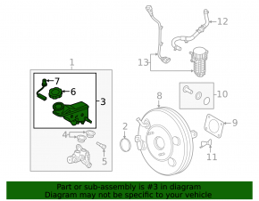 Hyundai Tucson 16-21 Master Cylinder Reservoir with Cap