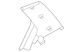 Rear right side door trim for Hyundai Elantra 21-24