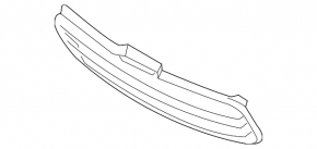 Lower grille of front bumper Kia Sorento 16-18 prerest usa, structure