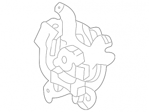 Actuator motor heater drive air conditioner, left upper Lexus RX300 RX330 RX350 RX400h 04-09