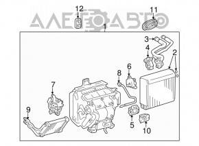 Actuator motor heater drive air conditioner, left upper Lexus RX300 RX330 RX350 RX400h 04-09