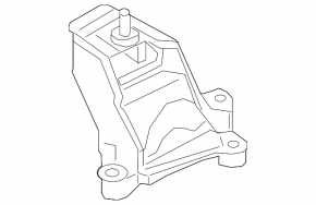 Left engine mount for Mazda MX-5 16-25 manual transmission