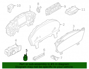 Start-stop button Ford Escape MK4 23-