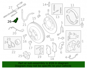 ABS sensor front left Volkswagen ID.4 21-23