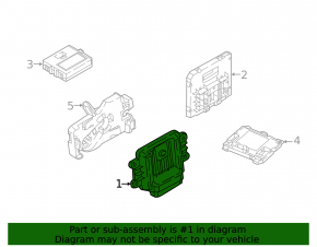 Automatic transmission control unit for VW Jetta 19-21