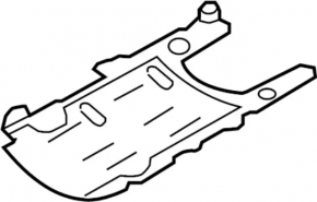 Oil deflector Infiniti Q50 14-18 3.7 VQ37VHR