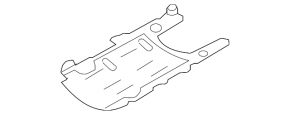 Oil deflector Infiniti Q50 14-18 3.7 VQ37VHR