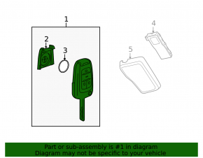Key Chevrolet Equinox 10-17