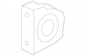 Upper left radiator mount Kia Niro 17-22