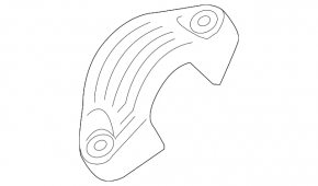 Rear stabilizer mounting bracket left BMW 3 G20 19-