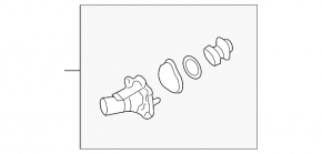 Thermostat housing Ford Transit Connect MK2 13- 2.5