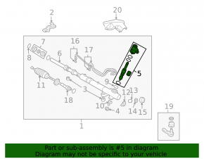 Steering joint Mitsubishi Galant 04-12