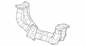 Exhaust manifold Subaru Forester 14-18 SJ 2.0