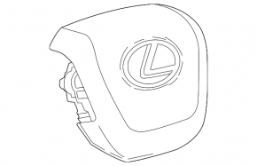 Lexus LX 22-26 Japan-built steering wheel airbag for the driver