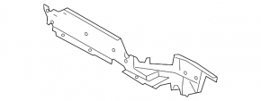 Audi E-Tron 19-23 windshield wiper grille drain with inserts