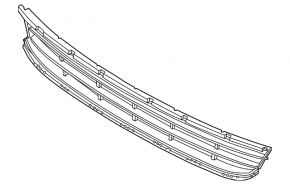 BMW 5 G30 21-23 Radar-Mounted Front Bumper Grille (Central)
