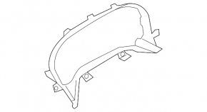 Instrument panel trim panel BMW 7 G11 G12 16-22