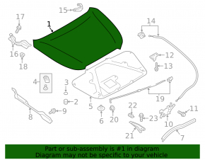 Subaru Impreza GH 12-17 bare hood