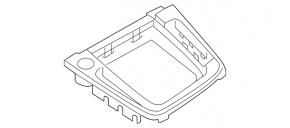 VW Golf 15- Center Console Trim
