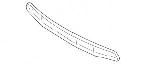 Nissan Leaf 13-17 front bumper lower grille