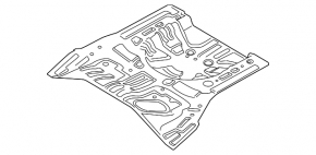 Trunk trough Hyundai Kona 18-23 1.6, 2.0 awd