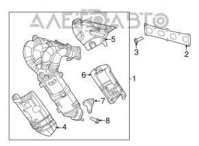 Catalyst protection Chrysler 200 15-17 2.4