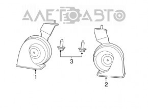 Signal low Dodge Challenger 15-23 rest