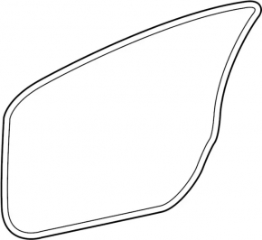 Front right door seal for Infiniti QX30 17-19