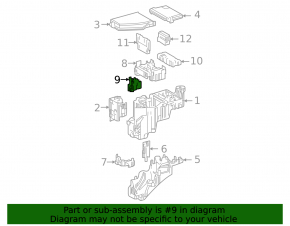 Toyota Sienna 21-24 small underhood relay block