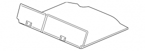 Trunk floor Honda HR-V 16-22 black