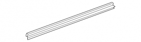 Inner glass seal for rear left door Audi Q3 8U 15-18